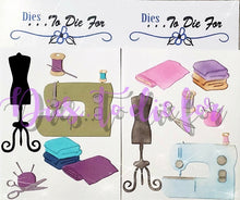 Load image into Gallery viewer, Dies ... to die for LLC metal cutting die - Sewing machine set