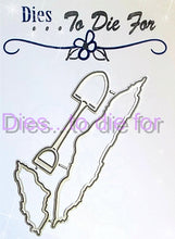 Load image into Gallery viewer, Dies ... to die for LLC metal cutting die - Shovel and dirt mounds
