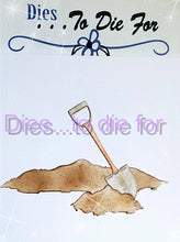 Load image into Gallery viewer, Dies ... to die for LLC metal cutting die - Shovel and dirt mounds