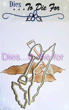 Load image into Gallery viewer, Dies ... to die for LLC metal cutting die - Shovel and dirt mounds