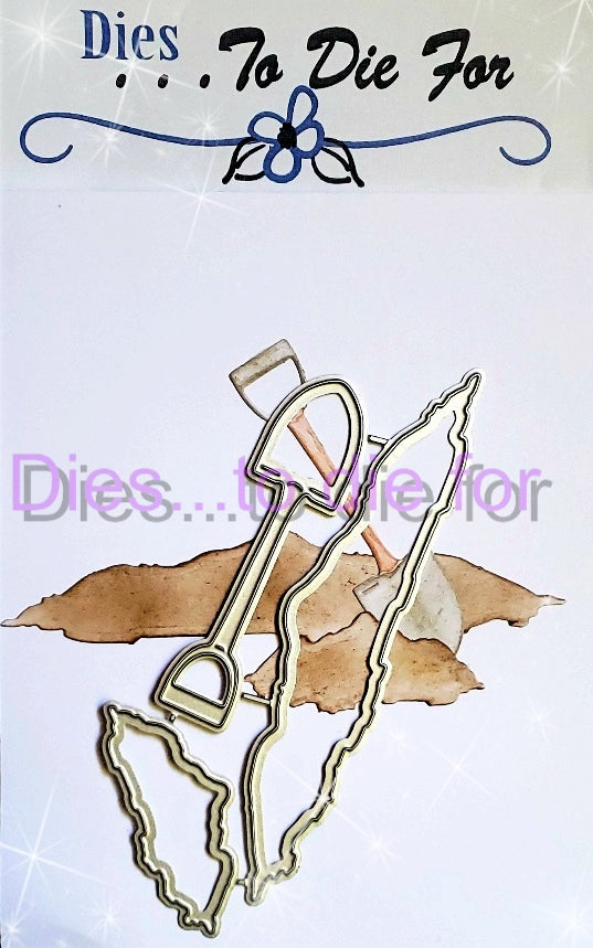 Dies ... to die for LLC metal cutting die - Shovel and dirt mounds