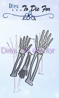Dies ... to die for LLC metal cutting die - Skeleton arm and Hands - bones