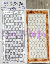 Load image into Gallery viewer, Dies... to die for LLC  metal cutting die - Slimline chicken wire background