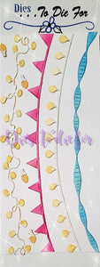 Dies ... to die for LLC metal cutting die - Slimline Summer party borders