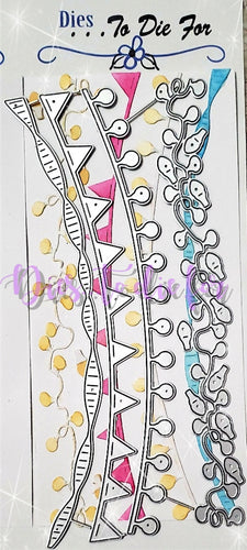 Dies ... to die for LLC metal cutting die - Slimline Summer party borders