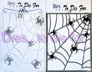 Dies ... to die for LLC metal cutting die - Spider web background plate