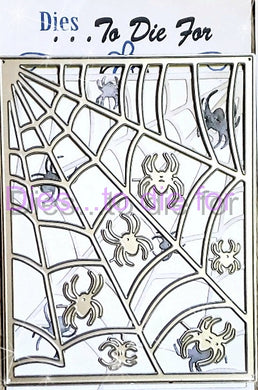 Dies ... to die for LLC metal cutting die - Spider web background plate