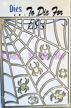 Load image into Gallery viewer, Dies ... to die for LLC metal cutting die - Spider web background plate