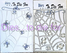 Load image into Gallery viewer, Dies ... to die for LLC metal cutting die - Spider web background plate