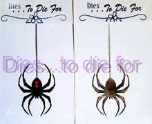 Load image into Gallery viewer, Dies ... to die for LLC metal cutting die - Spider large - Black widow