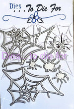 Load image into Gallery viewer, Dies ... to die for LLC metal cutting die - Spiders and corner webs