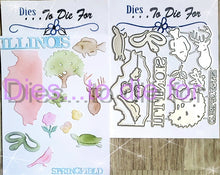 Load image into Gallery viewer, Dies ... to die for LLC metal cutting die - States Illinois