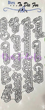 Load image into Gallery viewer, Dies ... to die for LLC metal cutting die - Saint Patrick&#39;s Day words with shadow