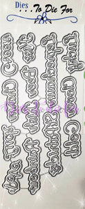 Dies ... to die for LLC metal cutting die - Saint Patrick's Day words with shadow