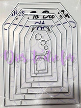 Load image into Gallery viewer, Dies... to die for LLC  metal cutting die -tag set