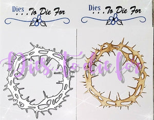 Dies ... to die for LLC metal cutting die - Crown of Thorns wreath