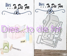 Load image into Gallery viewer, Dies ... to die for LLC metal cutting die - States - Toiletry bag Luggage