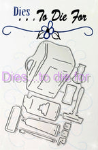 Load image into Gallery viewer, Dies ... to die for LLC metal cutting die - States - Toiletry bag Luggage