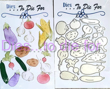 Load image into Gallery viewer, Dies ... to die for LLC metal cutting die - Veggies - Vegetable medley