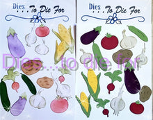 Load image into Gallery viewer, Dies ... to die for LLC metal cutting die - Veggies - Vegetable medley
