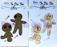Load image into Gallery viewer, Dies ... to die for LLC metal cutting die - Voo Doo rag doll