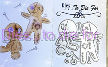 Load image into Gallery viewer, Dies ... to die for LLC metal cutting die - Voo Doo rag doll