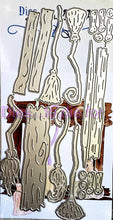 Load image into Gallery viewer, Dies ... to die for LLC metal cutting die - Witch Broom Stand Parking