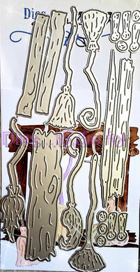 Dies ... to die for LLC metal cutting die - Witch Broom Stand Parking