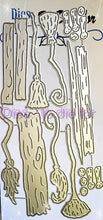 Load image into Gallery viewer, Dies ... to die for LLC metal cutting die - Witch Broom Stand Parking