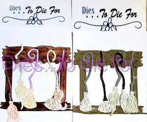 Dies ... to die for LLC metal cutting die - Witch Broom Stand Parking