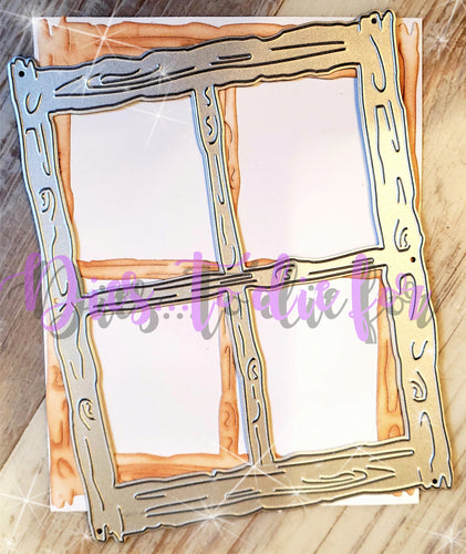 Dies... to die for LLC  metal cutting die - Wood window A2 size