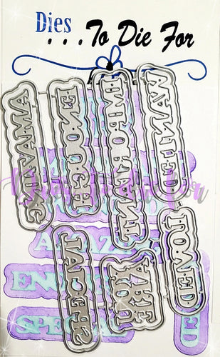 Dies ... to die for LLC metal cutting die  - You are