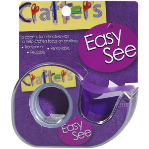 Crafter's Easy See Removable purple Tape .5"X 720"
