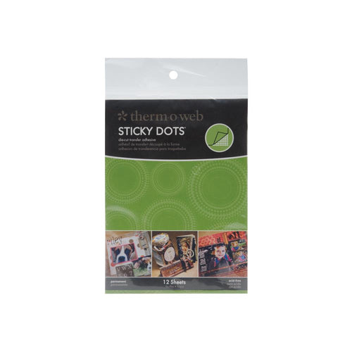 Thermoweb sticky dots Die-cut adhesive sheet - 4.25