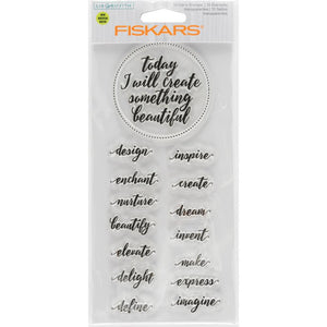 Fiskars Lia Griffith 4"X 8" Stamps - Craft Inspiration