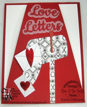 Load image into Gallery viewer, Dies ... to die for metal cutting die - Love Seasons Words with Shadows - Chocolate , Sweetheart , Love , Letters , Valentines