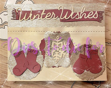 Load image into Gallery viewer, Dies ... to die for metal cutting die - Warm Winter Wishes word title