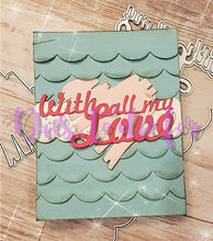 Load image into Gallery viewer, Dies ... to die for metal cutting die - Large scribble heart
