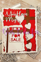 Load image into Gallery viewer, Monday dollar dies Dies ... to die for metal cutting die - Crazy stitch torn edge rectangle