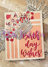 Load image into Gallery viewer, Dies ... to die for metal cutting die - Birth Day Wishes word