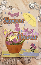 Load image into Gallery viewer, Dies ... to die for metal cutting die - Spring seasons Words with Shadow - Hello Showers Flowers