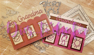 Dies ... to die for metal cutting die - Family Words - Grandma - Granny - Nana - Grandmother