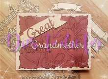 Load image into Gallery viewer, Dies ... to die for metal cutting die - Family Words - Add on&#39;s - Step second bonus great and &amp;