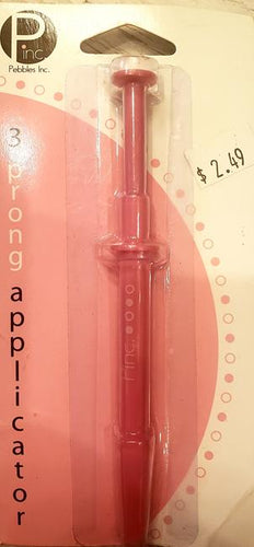 Chalk, paint, ink applicator 3 prong