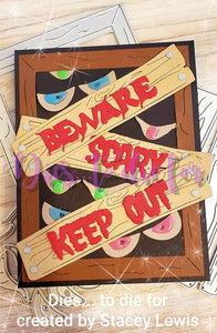 Dies ... to die for metal cutting die - Creepy Eyes - Eye balls