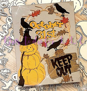 Dies ... to die for metal cutting die - October month combo