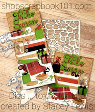 Load image into Gallery viewer, Dies ... to die for metal cutting die - Wrapping paper set - Holidays or Party