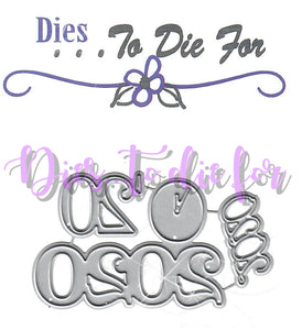 Dies ... to die for metal cutting die - 2020 year set with clock