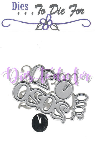 Dies ... to die for metal cutting die - 2020 year set with clock