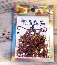 Load image into Gallery viewer, Dies ... to die for metal Gemstones - Mirror back Jewels Choose color